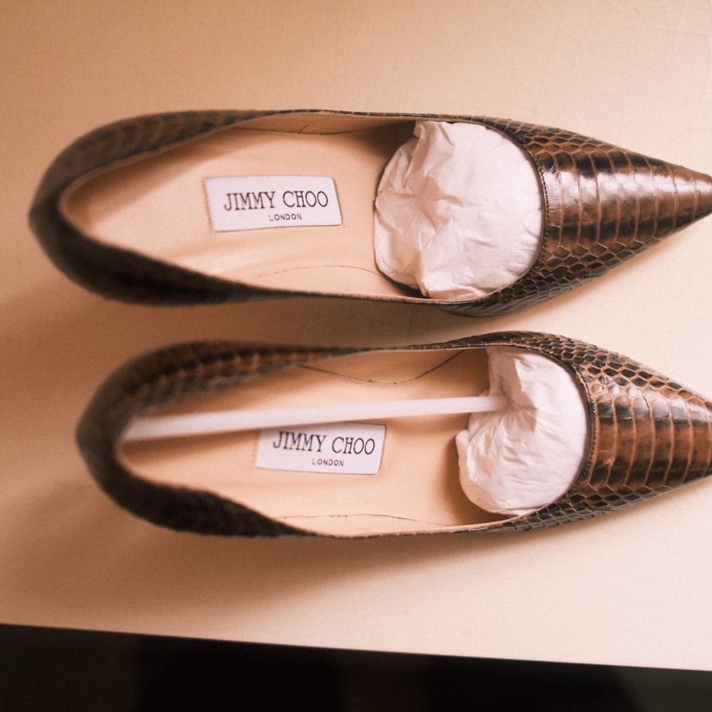 Jimmy Choo Python Pumps, Like - New - image 8